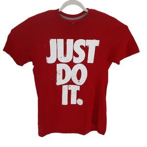 Nike Mens Large Red Just Do It JDI Adult T-Shirt